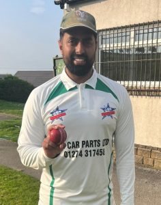 Saqib Javed, Friends CC 4 for 9 runs
