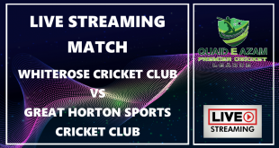 Live Streaming Whiterose v Great Horton Sports