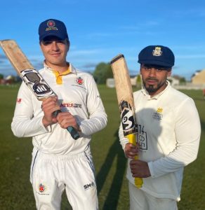 Nathan Schoultz (120) and Sohail Hussain (102 not out), Bhalot Strikers CC, Partnership of 242 runs
